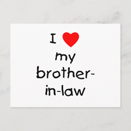 義理の兄が好き ポストカード (正面)