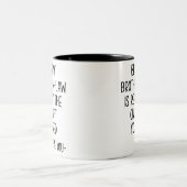 義理の兄マグカップ、義理の兄の贈り物 ツートーンマグカップ (中央)