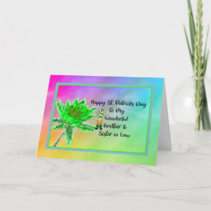 義理の兄妹のための聖パトリックのデイカード カード
