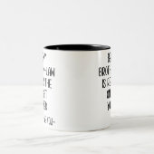 義理の兄弟だけなら本当に贈り物だ ツートーンマグカップ (中央)