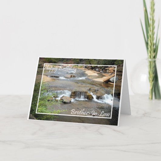 義理の兄弟のためのバースデー・カード カード (正面)