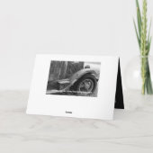 義理の兄弟の古いトラックの誕生日の挨拶状 カード (裏面)