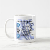義理の兄弟の詩の第60誕生日 コーヒーマグカップ (左)