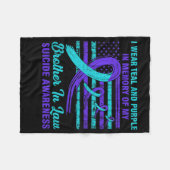 義理の兄弟の遺留認識度船 フリースブランケット (正面(横))