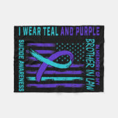 義理の兄弟の遺留認識度船 フリースブランケット (正面(横))