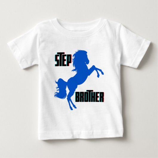義理の兄弟の馬の育て方 ベビーTシャツ (正面)