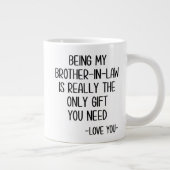 義理の兄弟マグ ジャンボコーヒーマグカップ (右)