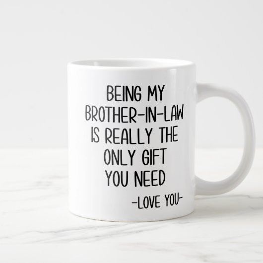 義理の兄弟マグ ジャンボコーヒーマグカップ (右)