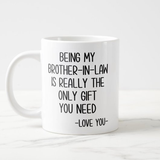 義理の兄弟マグ ジャンボコーヒーマグカップ (左)