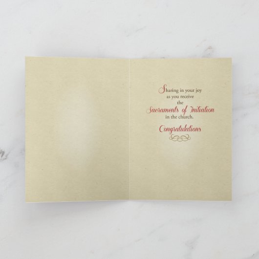 義理の兄弟、専門職の信頼のRCIAの恵み カード (内部)