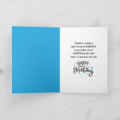 義理の妹の誕生日おもしろいは、アウトローのようなもの！ カード (内部)