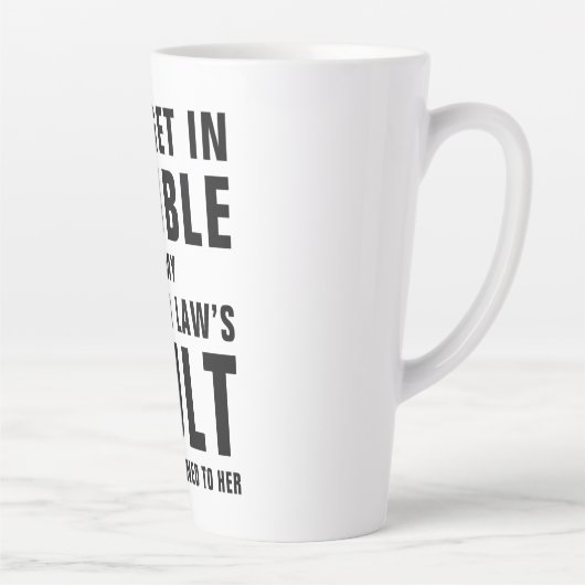 義理の妹の過ちことわざ カフェラテマグ (右)