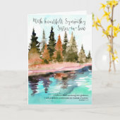 義理の姉の同情カード カード (黄色い花)