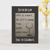 義理の姉は誕生日に値す最高のる カード (黄色い花)