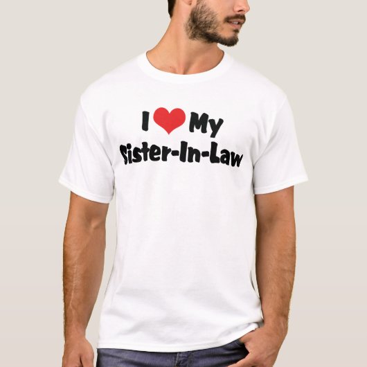 義理の姉妹が大好き Tシャツ (正面)