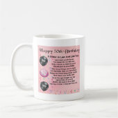 義理の姉妹の詩-第50誕生日 コーヒーマグカップ (左)