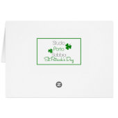 義理の姉妹ハッピーセントパトリックの日 (裏面横)