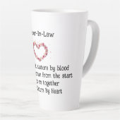 義理の姉妹ハートコーヒー/ラテマグカップ カフェラテマグ (右アングル)