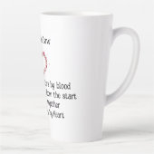 義理の姉妹ハートコーヒー/ラテマグカップ カフェラテマグ (右)