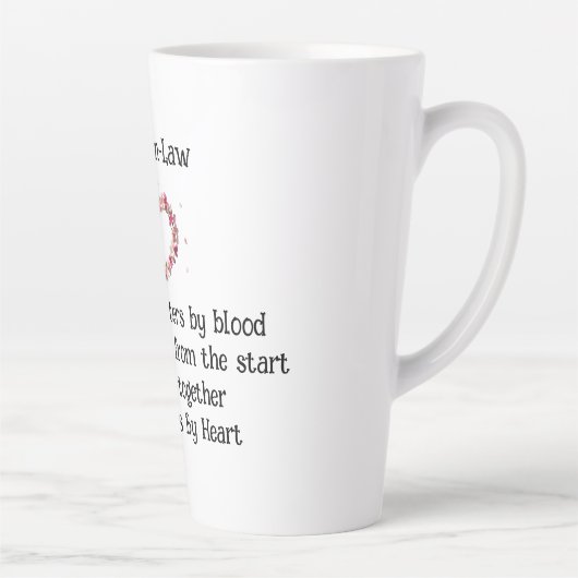 義理の姉妹ハートコーヒー/ラテマグカップ カフェラテマグ (右)