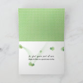 義理の姉妹誕生日デイジーオン水玉模様 カード (内部)