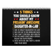 義理の娘から遠く離れて義理の母 カレンダー (カバー)