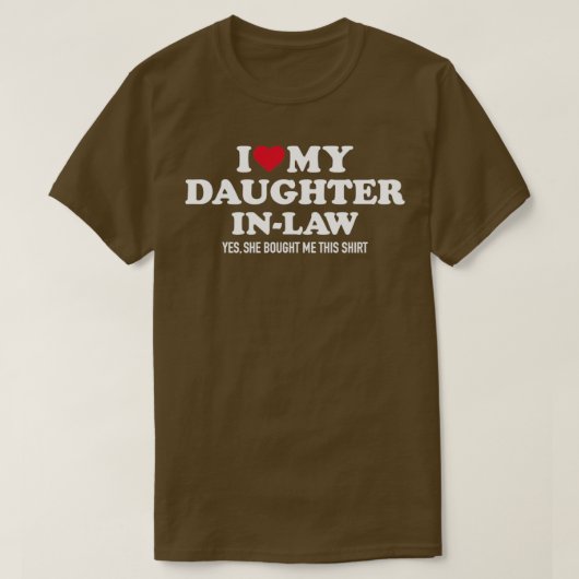 義理の娘が好きだ Tシャツ (デザイン正面)