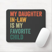 義理の娘が子お気に入りのレトロ マウスパッド (マウス)