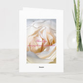 義理の娘と息子のためのバレンタインのカード シーズンカード (裏面)