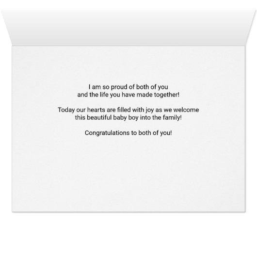 義理の娘と息子の男の赤ちゃんおめでとう (内部横(下))