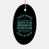 義理の娘になるとは夢にも思わなかった セラミックオーナメント (右)