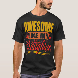 義理の娘にぴったり ステップパパ ステップママ 父 Tシャツ
