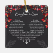 義理の娘にオーナメント セラミックオーナメント (正面)