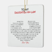 義理の娘にセラミックオーナメント セラミックオーナメント (左)