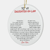 義理の娘にセラミックオーナメント セラミックオーナメント (左)