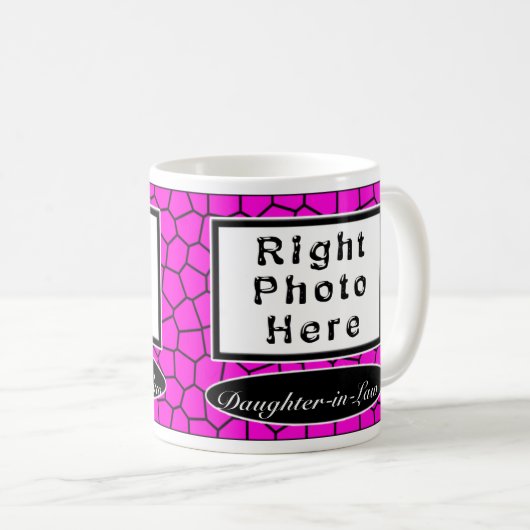 義理の娘のための母の日のギフト コーヒーマグカップ (正面右)