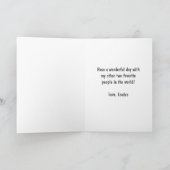 義理の娘の初めての母の日おめでとう ボヘミアンスタイル シーズンカード (内部)