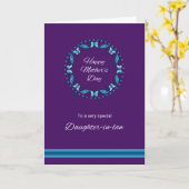 義理の娘の母の日のカード カード (黄色い花)