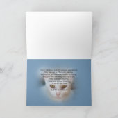 義理の娘の猫誕生日カード カード (内部)