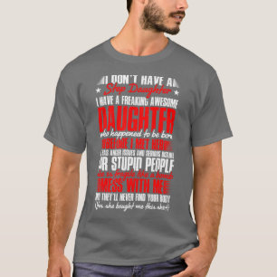 義理の娘の継父の父親の父親はいない Tシャツ