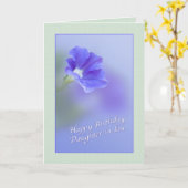 義理の娘の誕生日カードとペチュニア カード (黄色い花)