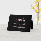 義理の娘の誕生日クリスマス からモア カード (黄色い花)