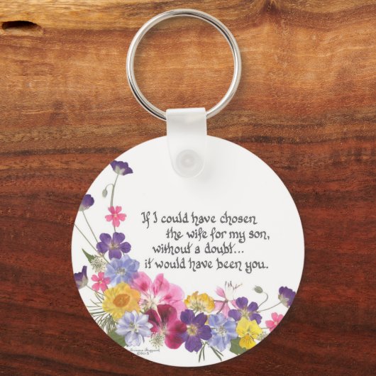 義理の娘の贈り物 キーホルダー (正面)