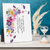 義理の娘の贈り物 フォトプラーク (側面)