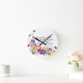 義理の娘の贈り物 ラウンド壁時計 (ホーム)