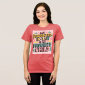 義理の娘はお気に入りの私の子Tシャツ トライブレンドTシャツ (正面全面)