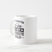 義理の娘は子お気に入りのだ コーヒーマグカップ (正面左)