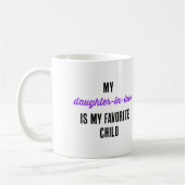 義理の娘は子お気に入りのだ コーヒーマグカップ (左)