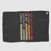 義理の娘は子お気に入りのだ ゴルフタオル (横)