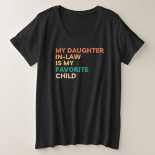 義理の娘は子お気に入りのだ プラスサイズTシャツ